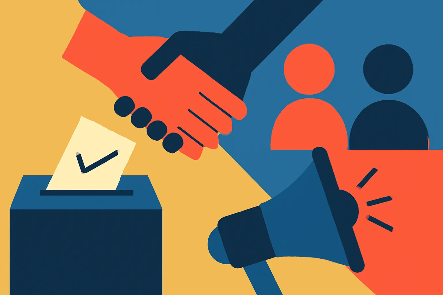Illustration: DUSU elections 2026 on Friday, ABVP, NSUI, Left alliance in fray