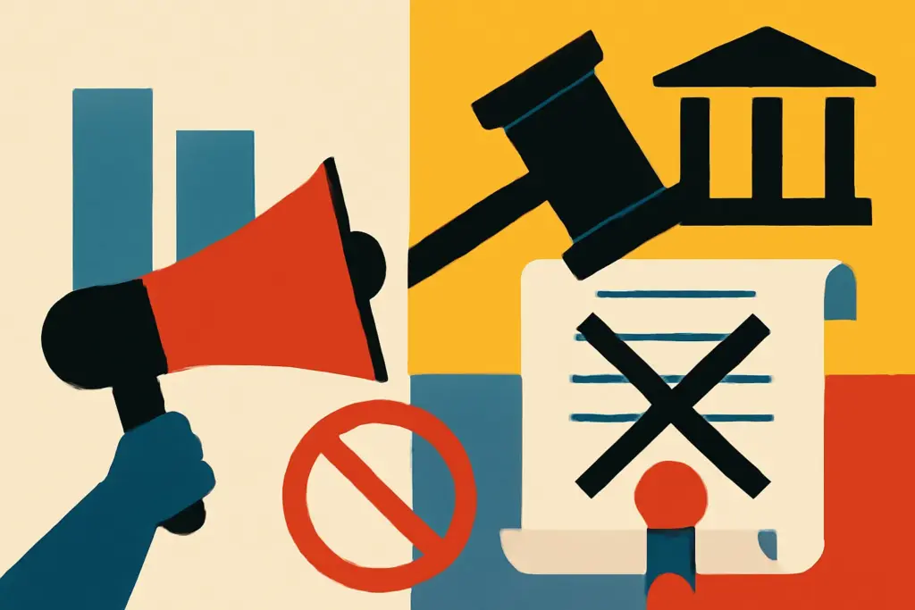 Illustration: DSC job aspirants protest against fake certificate allegations