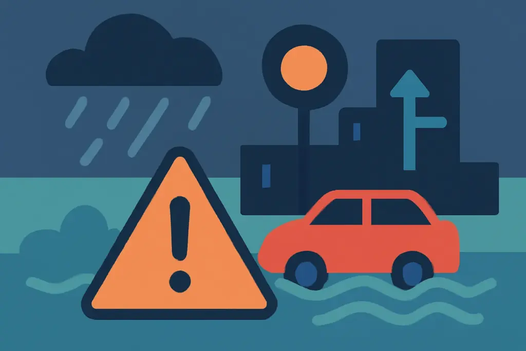 Illustration: Bengaluru waterlogging slows traffic after heavy overnight rain