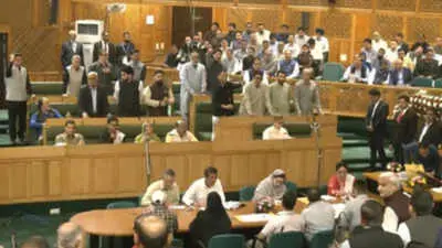 BJP walks out of J&K assembly over Maharaja Hari Singh holiday row