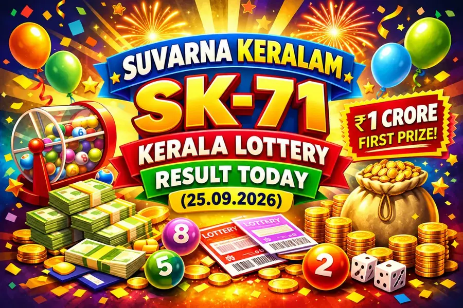 Kerala Suvarna Keralam SK-71 lottery: first prize Rs 1 crore