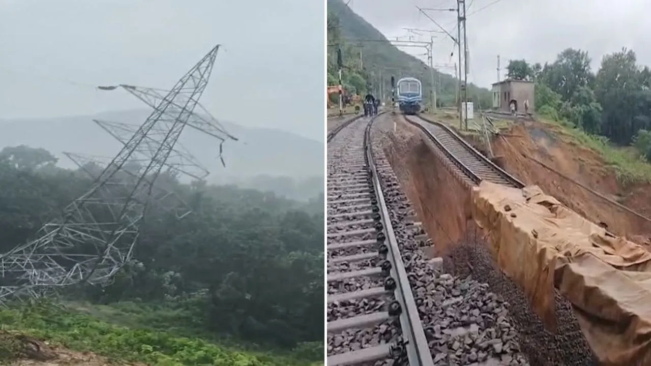Koraput landslide: tower collapse disrupts trains, 6 cancelled