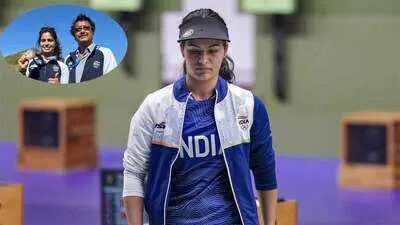 Manu Bhaker finishes fifth, breaks down remembering coach Jaspal Rana