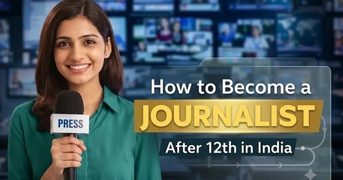 How to become a journalist after Class 12 in India