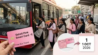 Saheli Pink Card mandatory for free Delhi bus travel from 1 Oct