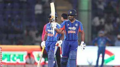 Sanju Samson smashes 57 off 22, seals India series win