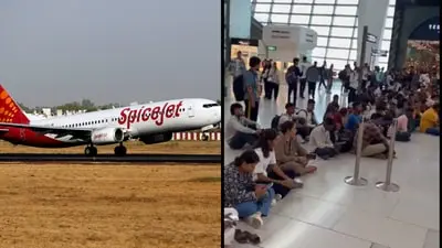 200 SpiceJet passengers protest at Delhi airport over Dubai flight delays