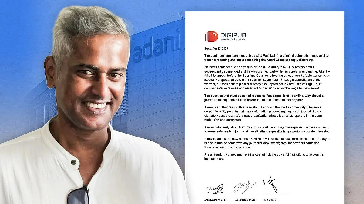 Journalist Ravi Nair gets bail in Adani defamation case