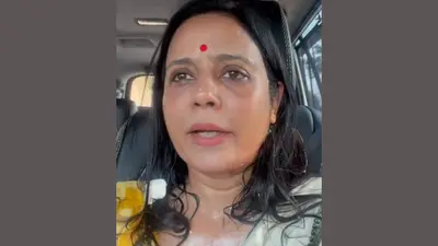 Mahua Moitra says BJP workers pelted eggs on her in Nadia
