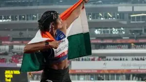 Ancy Sojan wins long jump silver, Harita Bhadra bronze at Asian Games