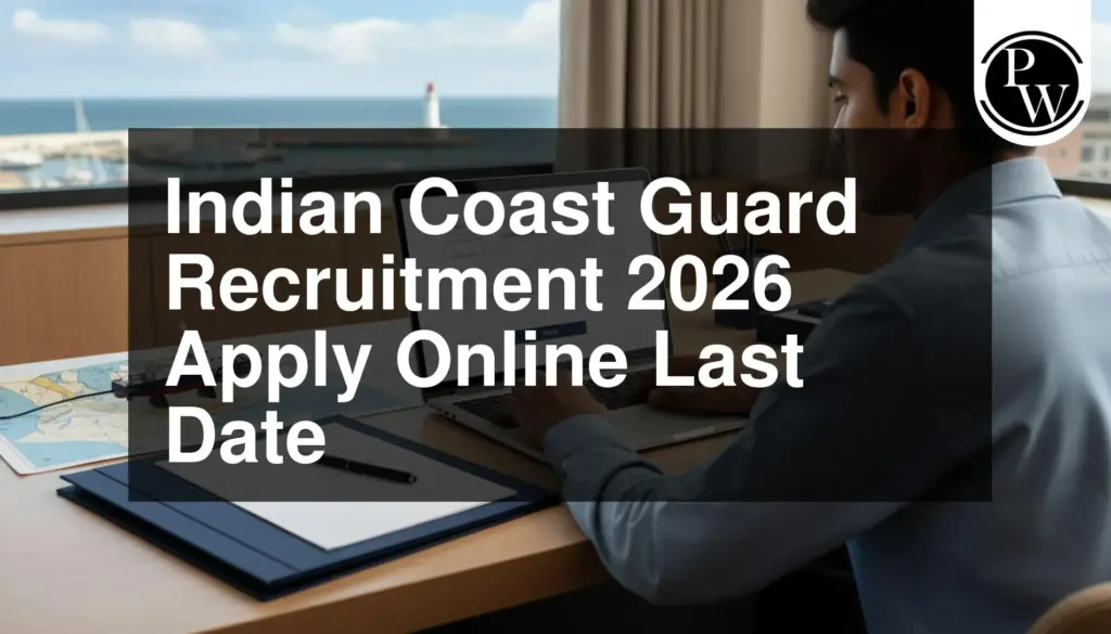 Indian Coast Guard recruitment deadline October 21