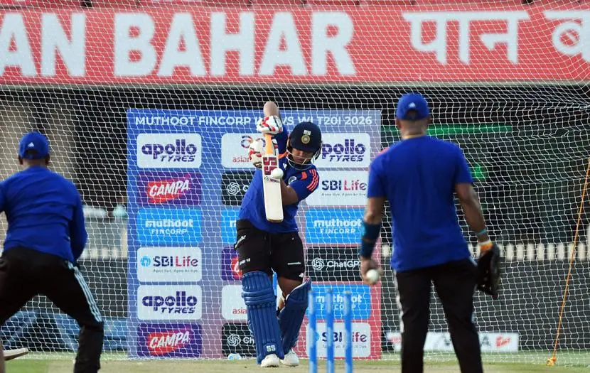 Vaibhav Sooryavanshi dazzles in nets ahead of 2nd T20I