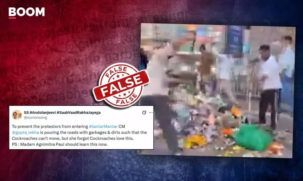PIB fact-checks false claim linking garbage video to Delhi protest