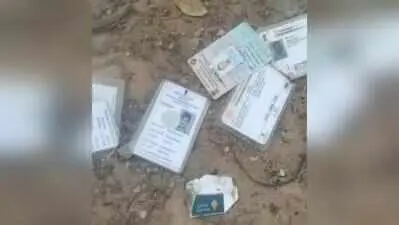 Half-burnt voter ID and Aadhaar cards found in Hassan