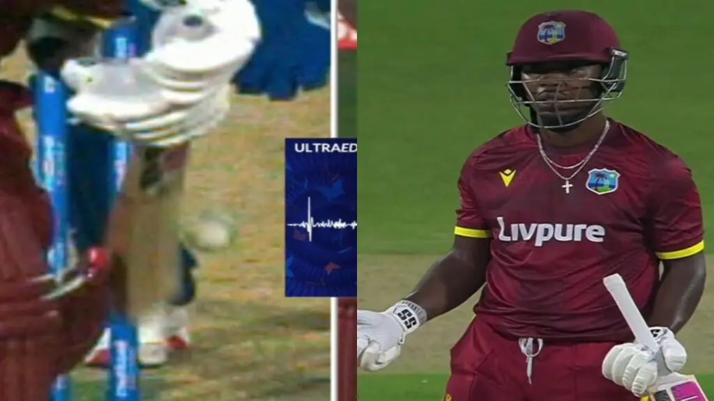 Rutherford Dismissal Sparks DRS Controversy in India-WI ODI