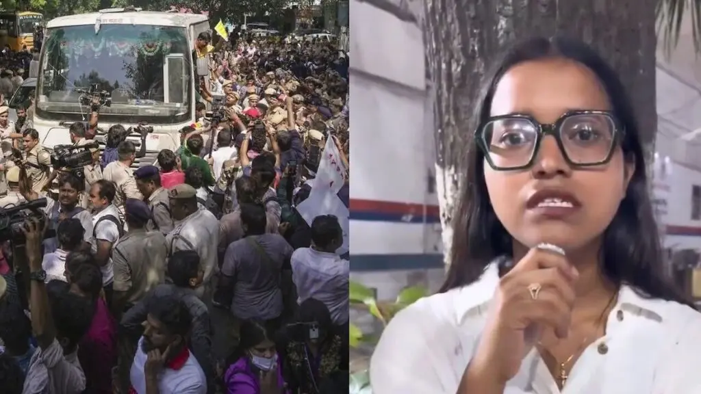 Journalist who accused Delhi cop of harassment detained at protest