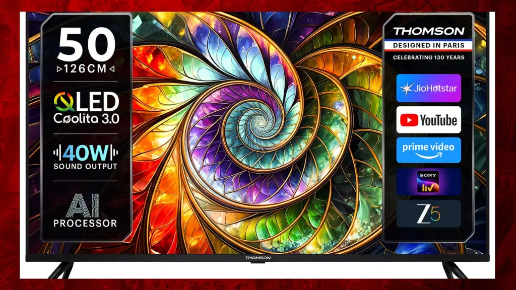 Thomson Launches 50-Inch QLED, 55-Inch Mini-QD TVs In India