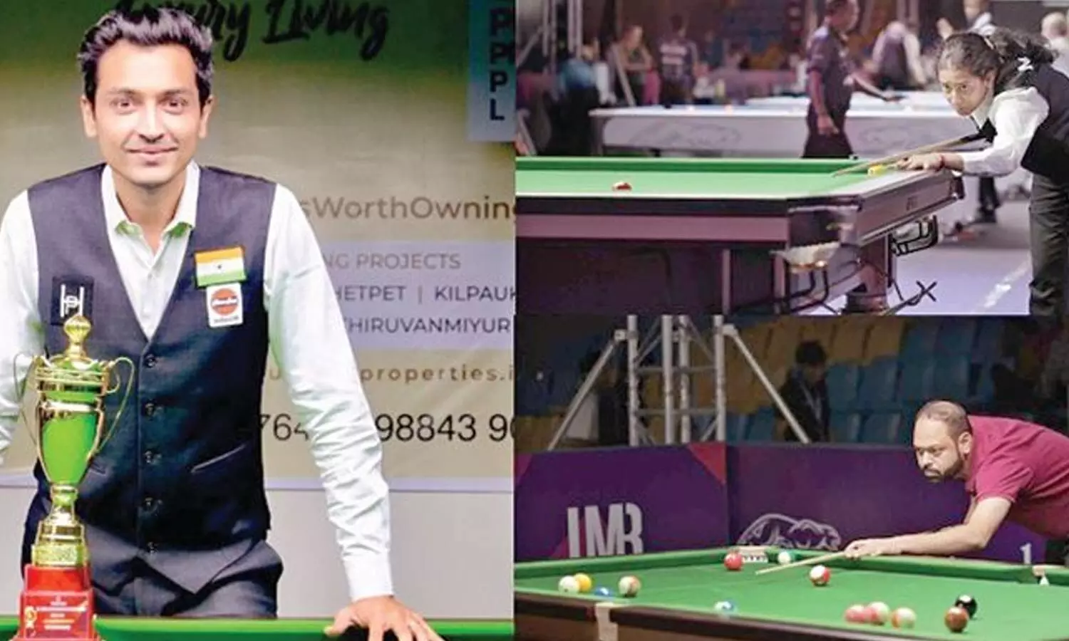 India tops Commonwealth Cue Sports medal tally with 13 medals