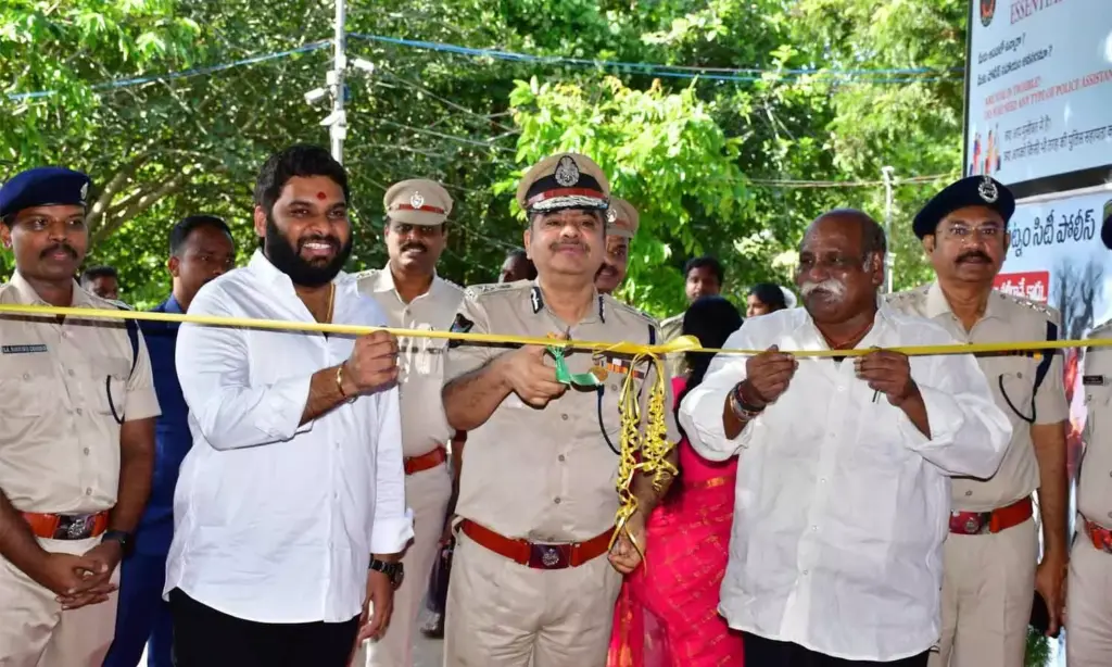 New police outpost opens atop Visakhapatnam’s Kailasagiri