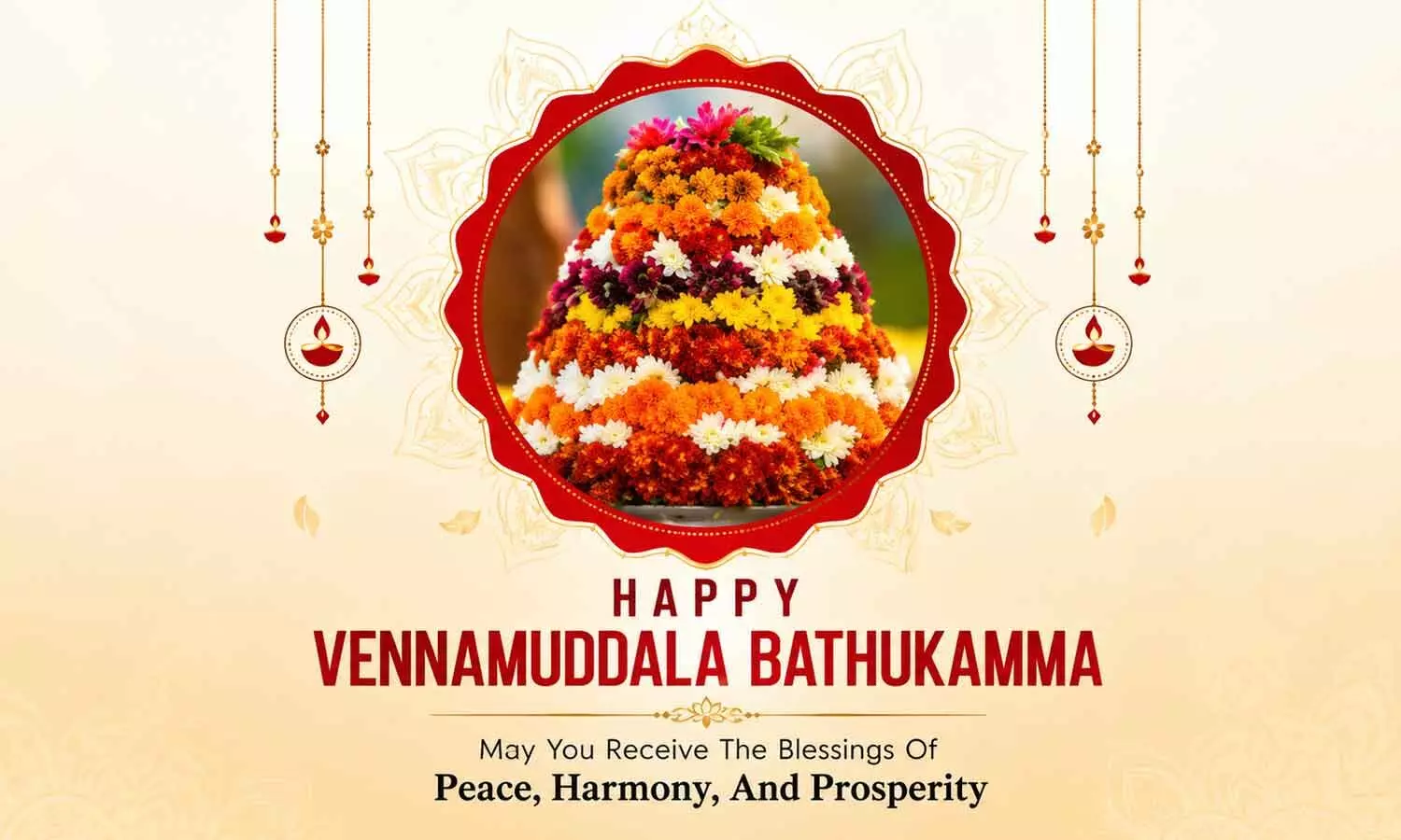 Warangal residents fill dry canal for Bathukamma immersion