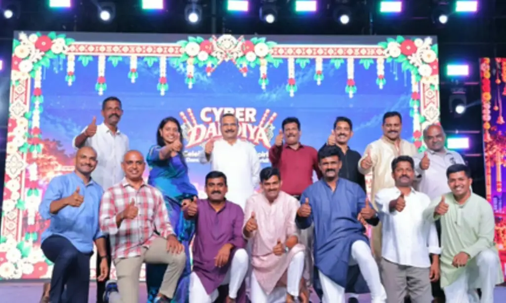 Cyberabad Police holds Cyber Dandiya for cyber safety awareness