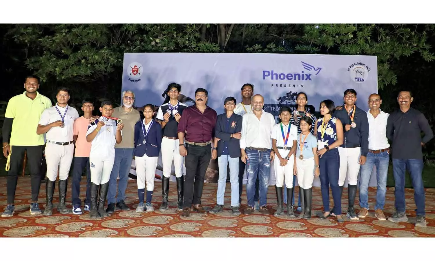 Sridhar wins show jumping title at Telangana state championship