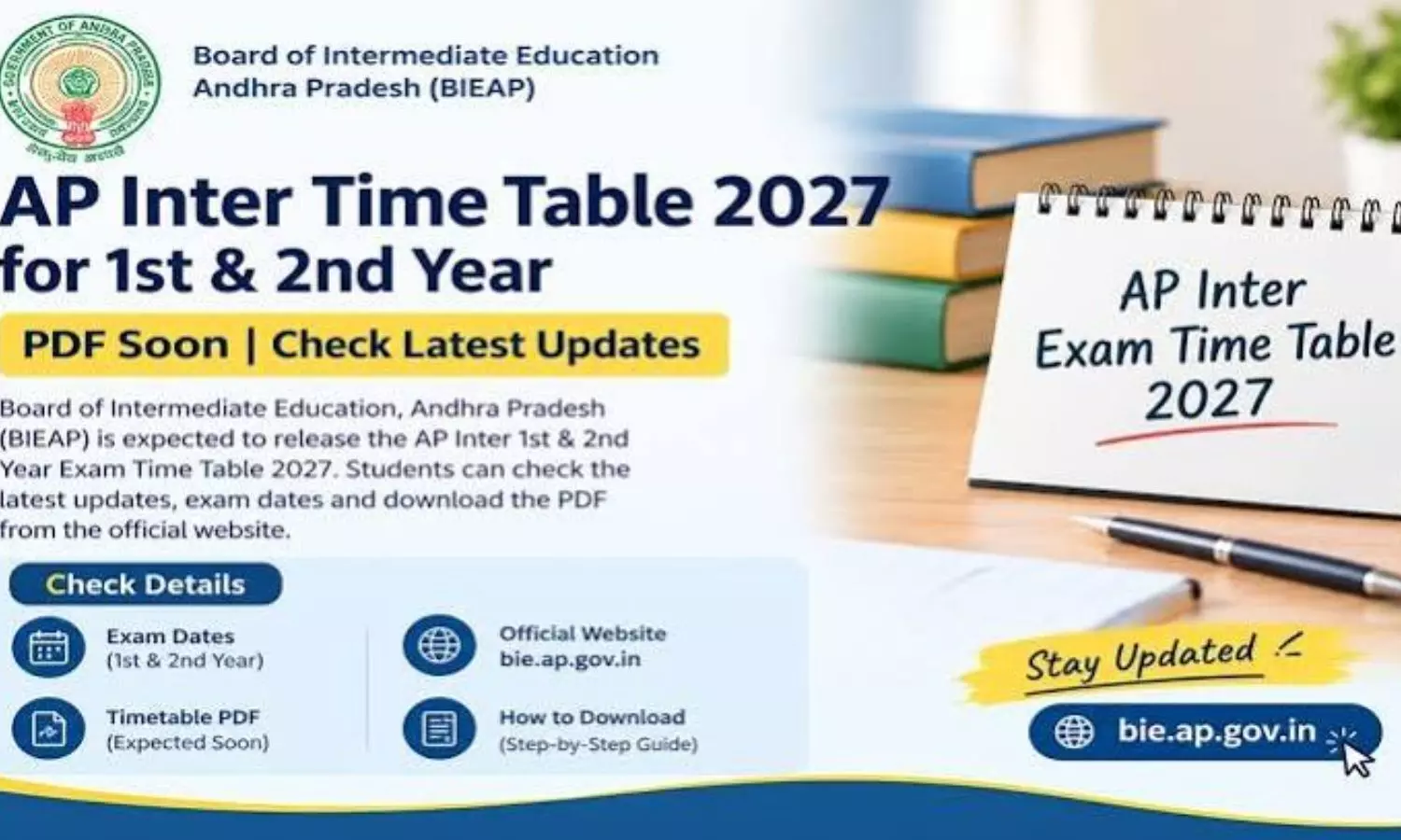 AP Intermediate board exams from 24 February to 16 March