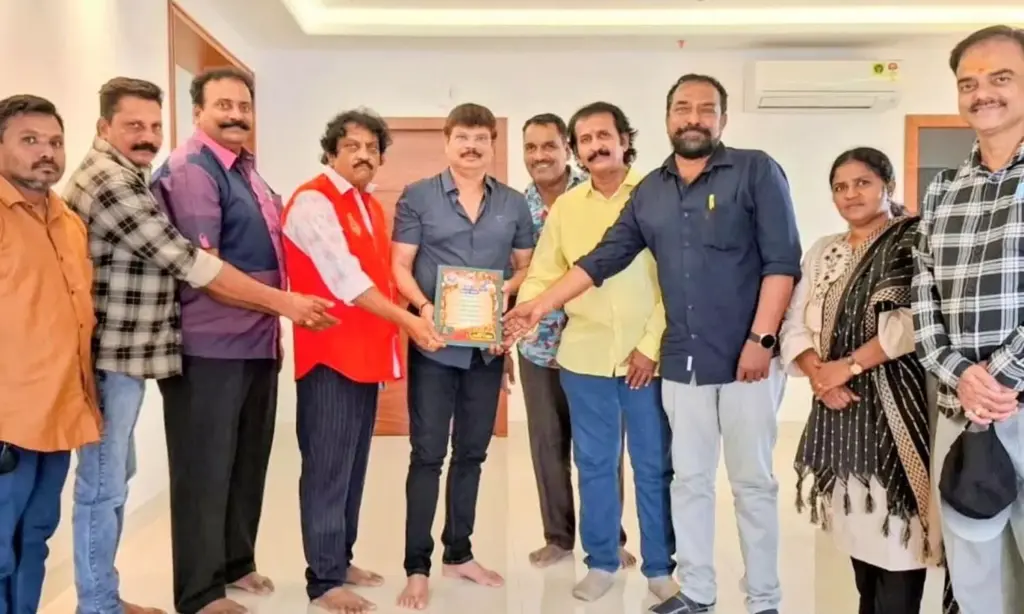 Boyapati Srinu presented MAA-AP artistes' diary in Hyderabad