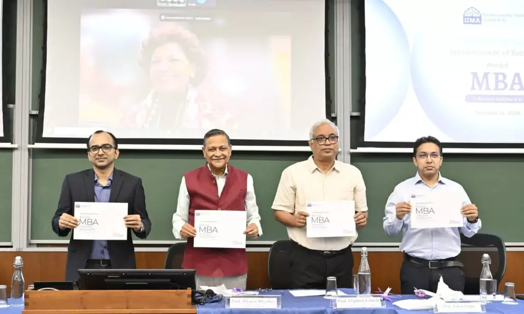 IIM Ahmedabad opens admissions for Blended MBA in Analytics & AI