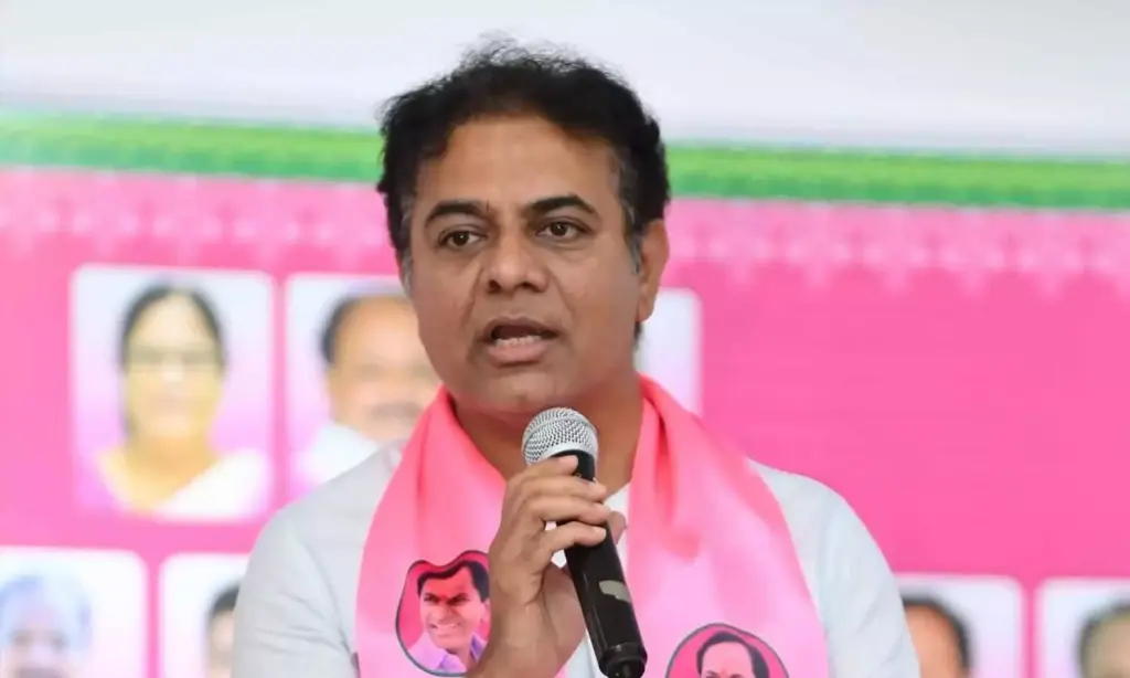 KTR slams Congress over NHM staff protests, donates Rs 30 lakh equipment