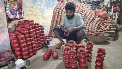 Dhanbad potters rush to save Diwali stock as rain alert issued