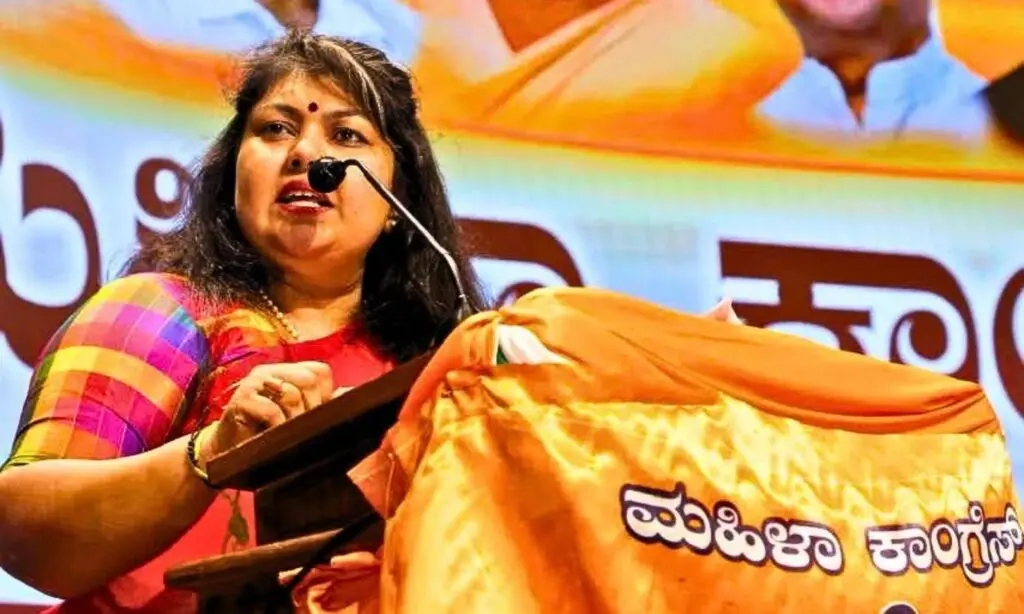 Sowmya Reddy quits as Karnataka Mahila Congress chief