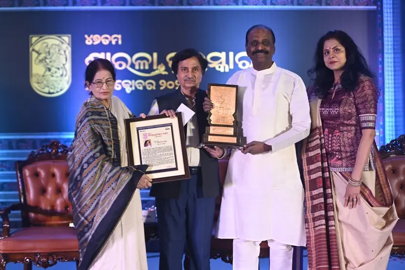 Odia poet Ashutosh Parida wins 47th Sarala Puraskar