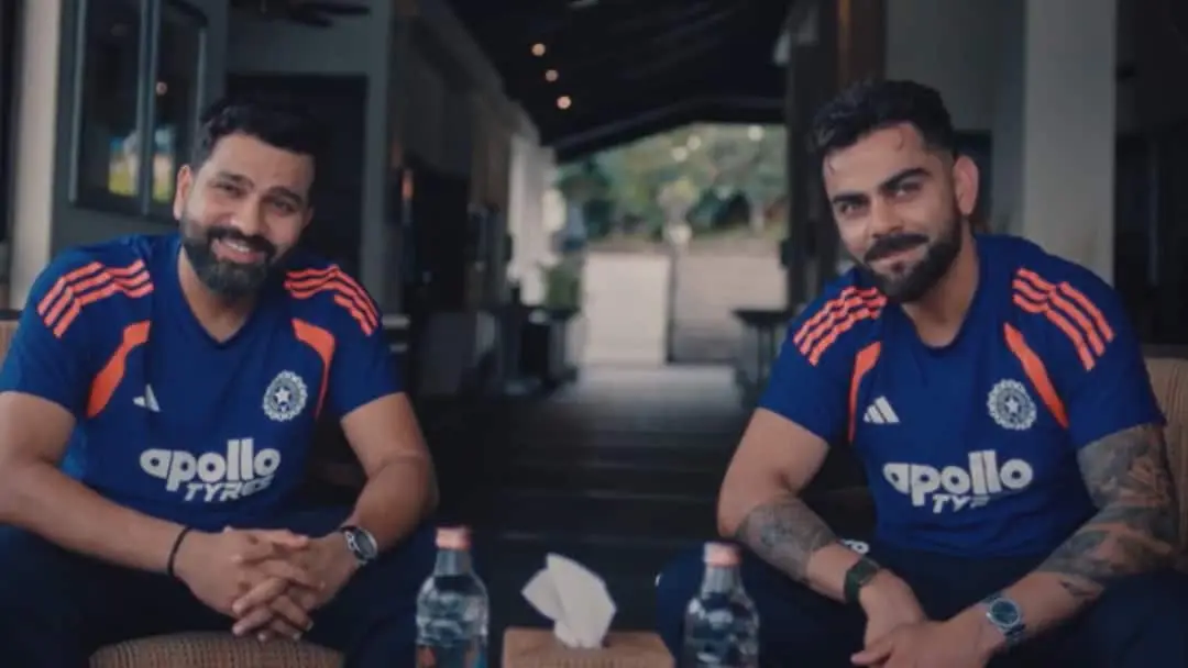 Kohli mocks Rohit's 'woh' habit in viral JioStar ad