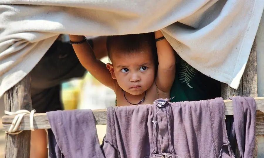 Jammu forest dept demolishes illegal huts of Rohingya immigrants