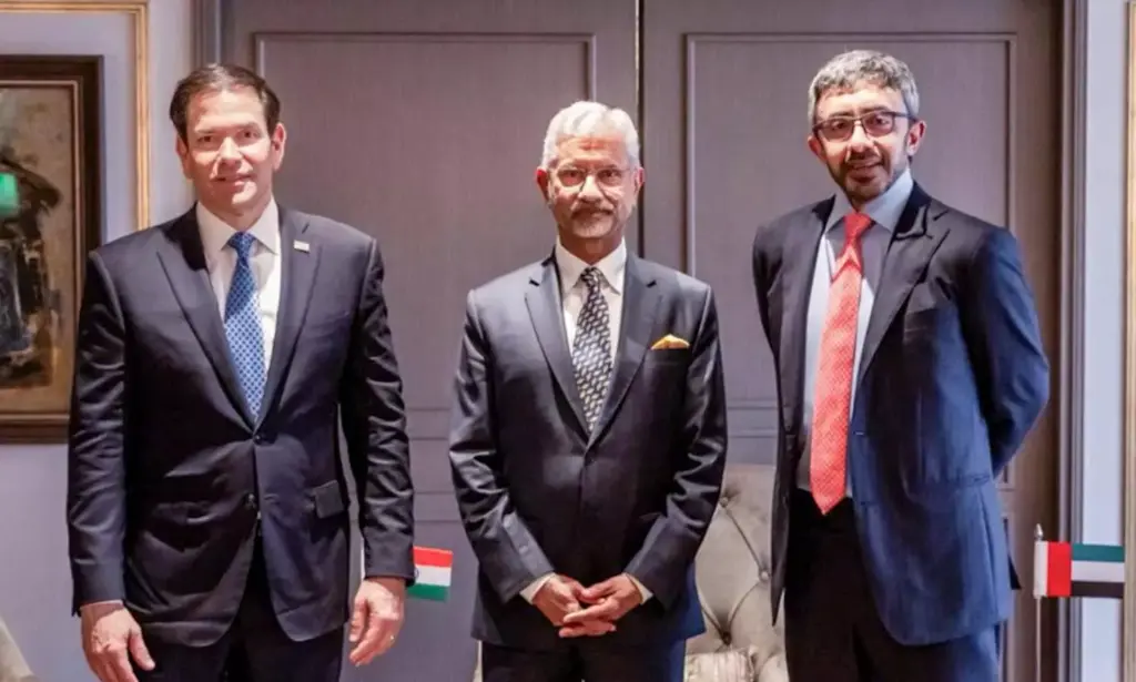 India, UAE review strategic ties, Jaishankar meets Rubio, Al Nahyan