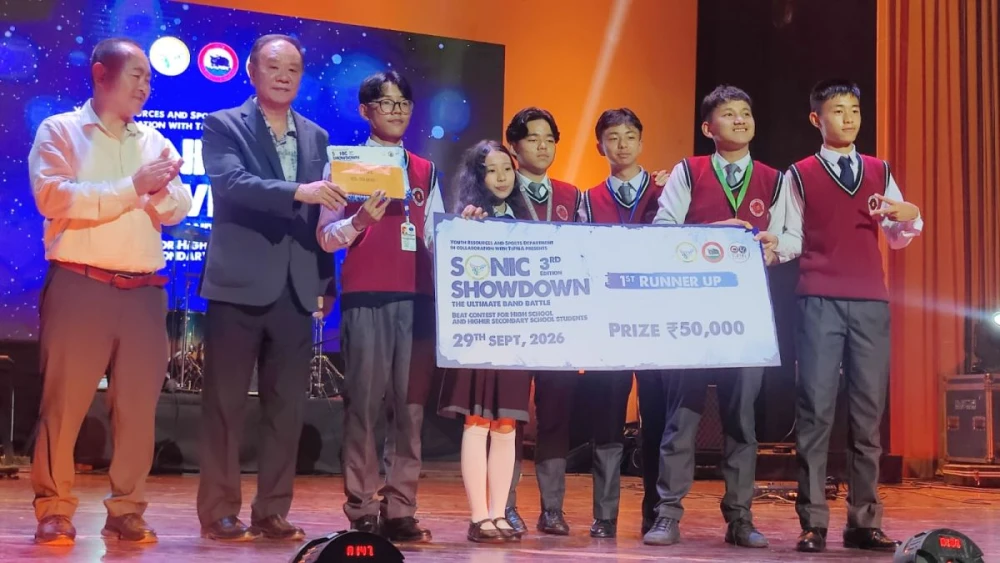 Model HSS Kohima wins 3rd Sonic Showdown band battle