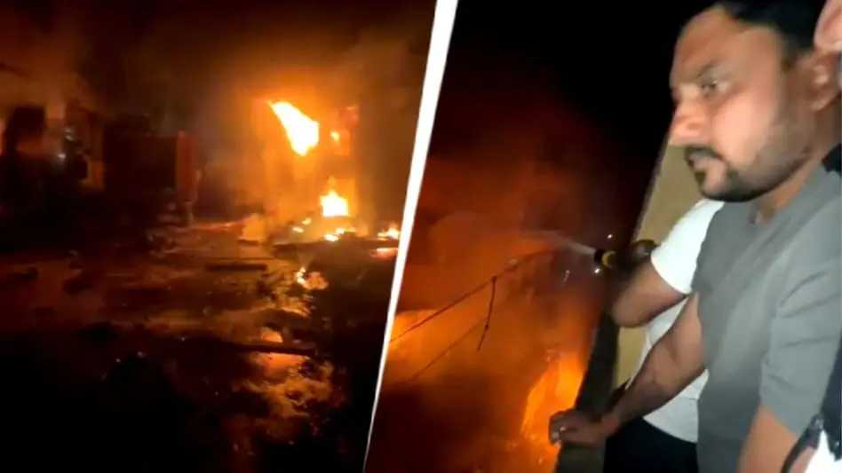 Hingoli firecracker warehouse blaze kills 2 or 3, many injured