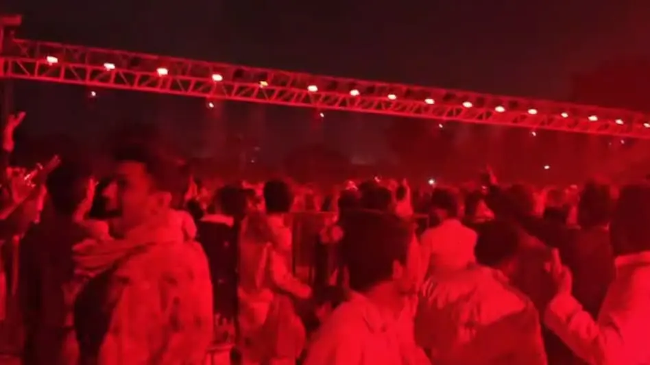 Hyderabad college Dandiya event structure collapse kills 2 students