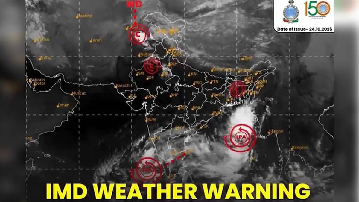 Bay of Bengal low pressure to intensify into cyclone by 26 October