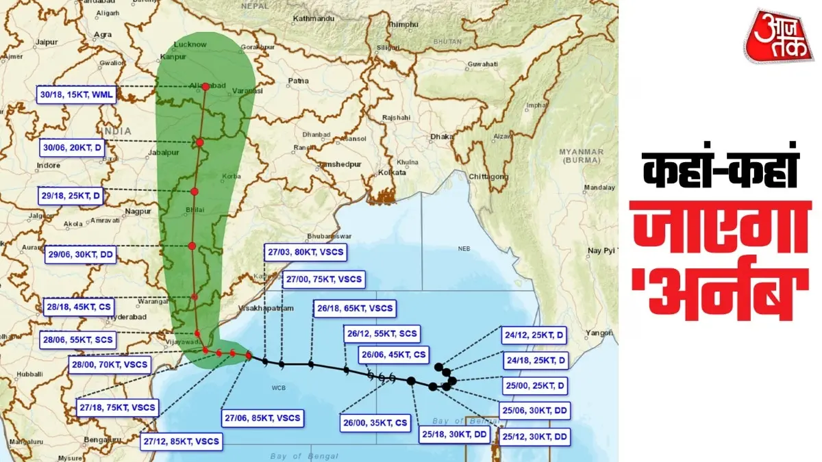 Cyclone Arnab makes landfall, weakens over Andhra coast