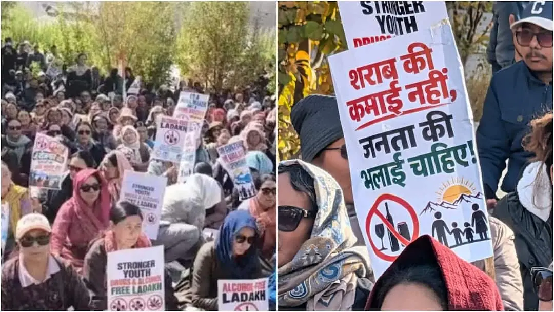 Ladakh women from all faiths demand complete liquor ban