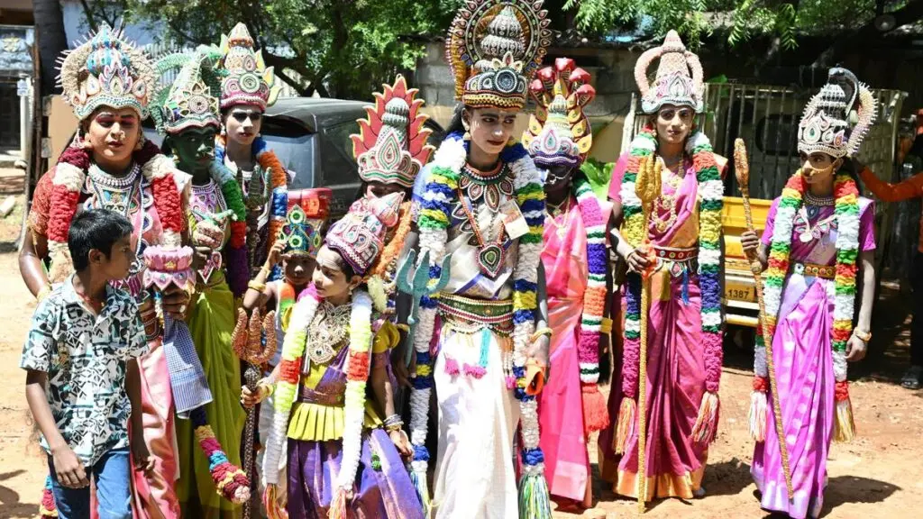 Dasara festival begins in Kulasekarapattinam, security tight