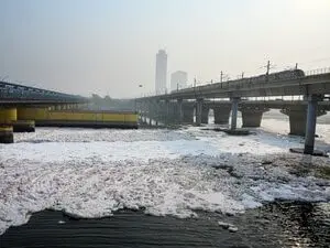 AAP alleges pre-tender defoamer setup at Yamuna ghat for Chhath