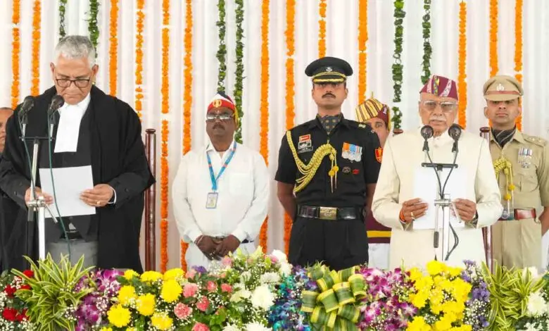 Dhal Singh Bisen sworn in as Uttarakhand governor, Gautam takes oath in Sikkim