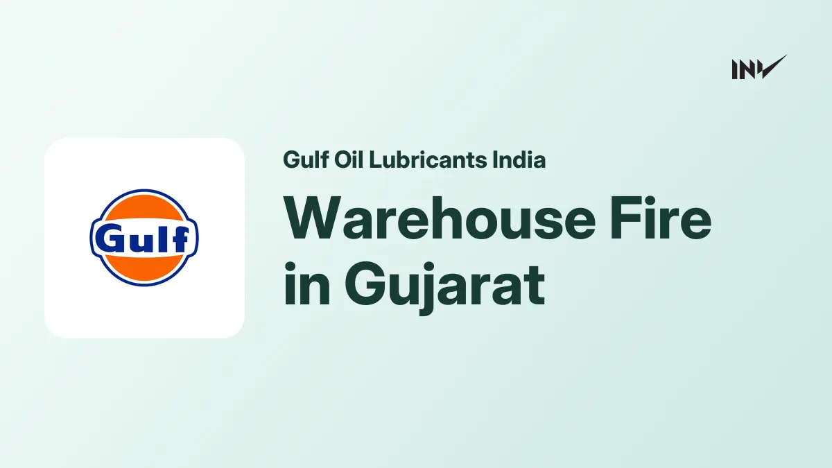Gulf Oil Lubricants warehouse fire in Gujarat, no injuries reported