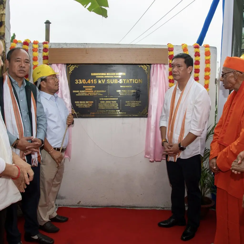 Pema Khandu opens power substation, staff quarters at RKM hospital