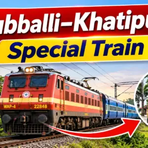 Hubballi-Khatipura special train to run six trips from October 31