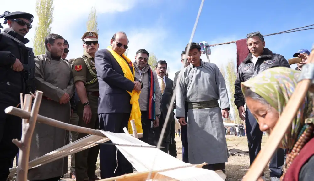 LG Saxena opens two-day Pashmina conclave in Leh