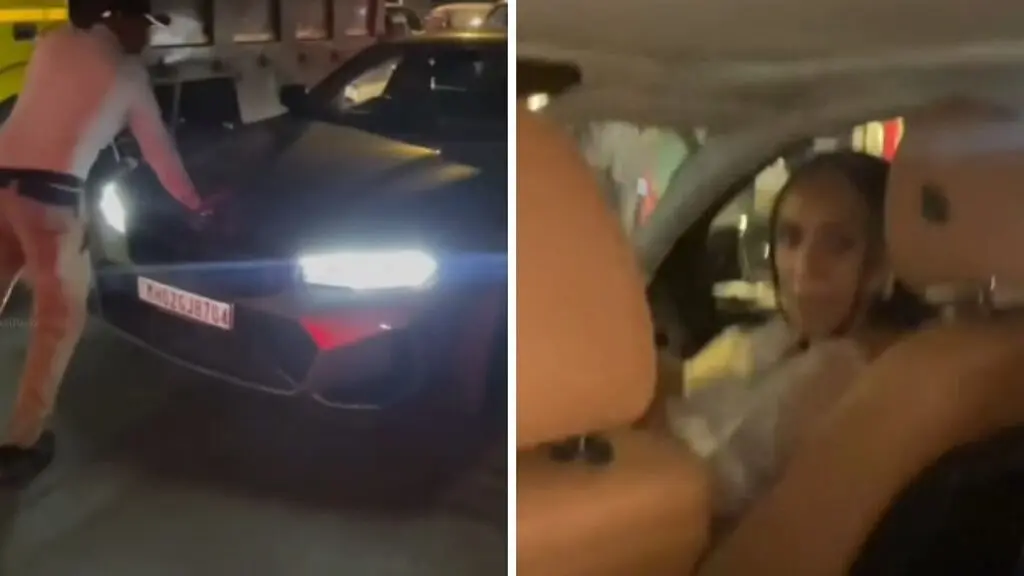 Woman booked after BMW hits three vehicles, tries to run over cop in Juhu